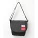 [Manhattan Portage] сумка "почтальонка" [HARRIS TWEED сотрудничество ] - черный мужской 