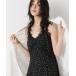  One-piece гонки дизайн общий рисунок Cami One-piece точка / цветочный принт 
