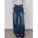  широкий брюки джинсы Denim Denim брюки Vintage lai круиз джинсы женский 