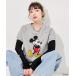  футболка тренировочный AIRTOWNE MILLS/ воздушный Town Mill z[MICKEY MOUSE] Vintage Like короткий рукав принт тренировочный 