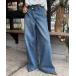  широкий брюки джинсы Denim Denim брюки super широкий Roo z Denim брюки женский 