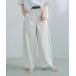  брюки аккуратный широкий распорка брюки [ маленький * плюс размер есть ] женский 