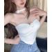  tube top bare top [2026 весна лето новый продукт ] rose узор короткое колье дизайн bare top 