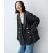  пальто внешний [anyfee/ большой размер ]linen style задний разрез tailored jacket [ контакт охлаждающий *UV cut * легкий уход ](2026SS)