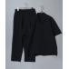 выставить Short-Sleeve Open-Collar Shirt Matching Set / открытый цвет рубашка & стрейч конические брюки выставить легкий стрейч верх и низ...