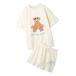  Gelato Pique пижама салон одежда [ONLINE ограничение ] summer Bear Jaguar do тянуть over & Logo Jaguar do шорты комплект женский 