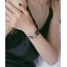  браслет Metal x Leather Bracelet женский 