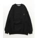 [CITEN] тренировочный cut and sewn S черный мужской 
