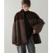 [AMELY] no color пальто свободный Brown женский 