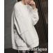 [antiqua] тренировочный cut and sewn FREE "теплый" белый женский 