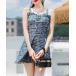  купальный костюм в клетку оборка Layered One-piece купальный костюм женский 