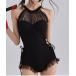  купальный костюм chu-ru боковой открытый гонки выше One-piece купальный костюм женский 