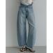  джинсы Denim Denim брюки [ низкий рост / высота рост размер иметь ]2WAY талия с обратной почтой хлопок Denim машина b брюки женский 