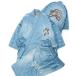  джинбей юката GALFY( Gulf .-) палочки палочки серьги джинбей / Denim джинбей / повреждение обработка / верх и низ выставить мужской женский 