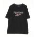 [Reebok] короткий рукав футболка - черный мужской 