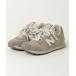 [New Balance] low cut спортивные туфли 23.5cm бежевый мужской 