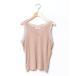 [w closet] безрукавка tops FREE Brown женский 