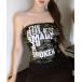  tube top bare top Logo принт tube top s