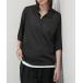  рубашка-поло короткий рукав [Alfred Alex]Dry Touch Skipper Knit Polo / compact Fit Skipper вязаный рубашка-поло мужской женский 