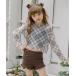  купальный костюм [ раздельный 3 позиций комплект ] проверка sia- tops +gya The - Cami tops + оборка брюки купальный костюм Kids ребенок девочка 