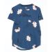 [Hollister] короткий рукав футболка X-SMALL темно-синий мужской 