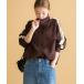 [URBAN RESEARCH Sonny Label] джерси блузон LARGE Brown женский 