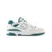 [New Balance] low cut спортивные туфли 24.0cm белый × зеленый мужской 