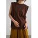 [STYLEMIXER] безрукавка tops FREE Brown женский 
