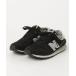 [New Balance] low cut спортивные туфли 25.5cm черный × белый мужской 