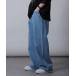 [ZIP FIVE] Denim брюки LARGE sax b люмен z
