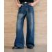  широкий брюки джинсы Loose Fit Straight Denim / Roo z Fit распорка Denim мужской женский 