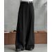  широкий брюки слаксы One tuck wide straight slacks / one tuck широкий распорка слаксы ( стирка возможность )