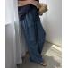  широкий брюки джинсы Denim Denim брюки [..... чувство Denim ]liyo cell Denim карман легкий брюки женский 