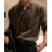[NOWLE] вязаный кардиган MEDIUM Brown мужской 