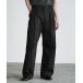  широкий брюки слаксы HIGH COUNT COTTON CURVED SLACKS мужской женский 