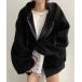 [yuue' ( wear )] Zip выше Parker FREE черный женский 