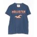 [Hollister] короткий рукав футболка S темно-синий мужской 