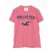 [Hollister] короткий рукав футболка S красный мужской 