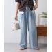  джинсы Denim Denim брюки [3 размер развитие / аккуратный видно ] мягкость распорка легкий Denim брюки женский 