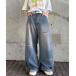 [sedacle] Denim брюки MEDIUM свет индиго b люмен z