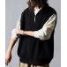 [FREAK'S STORE] безрукавка вязаный LARGE черный мужской 