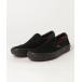 [VANS] туфли без застежки 26cm черный мужской 