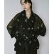  тренчкот пальто Embroidery sheer trench coat/ вышивка sia- тренчкот женский 