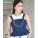 Denim bustier|pe слива Denim бюстье женский 