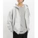 [GLOBAL WORK Smile Seed Store] Zip выше Parker X-LARGE серый мужской 