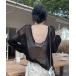  купальный костюм [Y2Kga- Lee ] цепь имеется summer сетка вязаный Roo z Silhouette лодка ne авария tops купальный костюм OK женский 