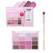  тени для век wake макияж wakemake [ комплект товар ] soft bla- кольцо I Palette специальный комплект ( кисточка для теней имеется )