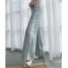  широкий брюки джинсы Denim Denim брюки боковой гонки стрейч Denim широкий брюки женский 