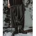  широкий брюки брюки [NO ID.]Asymmetry Tuck Trousers /asimeto Lee tuck брюки мужской 