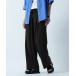  широкий брюки слаксы [ контакт охлаждающий ][LUXURY+EASY]DEEP TUCK WIDE EASY PANTS/ ковер легкий 2 tuck широкий легкий брюки [ выставить соответствует ] мужской 